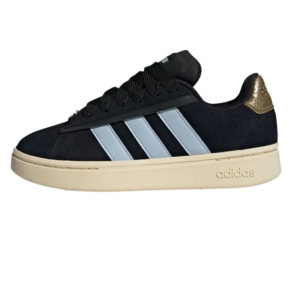 adidas women Grand Court Alpha Shoes Black Blue 7 - Picture 7 of 7